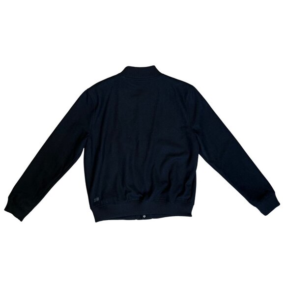 KSUBI Black Varsity Wool Blend Patch Logo Jacket EUC M - Picture 4 of 4